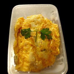 ข้าวไข่เจียวปลาดอลลี่