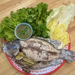 ปลาเผาไซส์ใหญ่