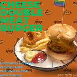 Cheese Burger with Beef Double meat