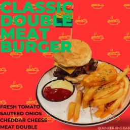 Classic Australian wagyu beef burger Double meat