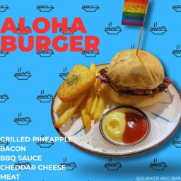 Aloha Australian wagyu beef burger Single meat