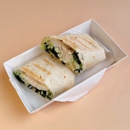 แร็ป ผักโขมอบชีส ไก่