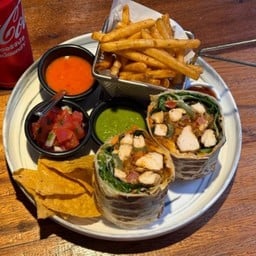 Wrap+fries+coke