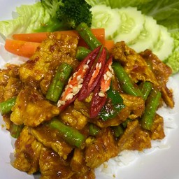 ข้าว ผัดเครื่ิงแกง