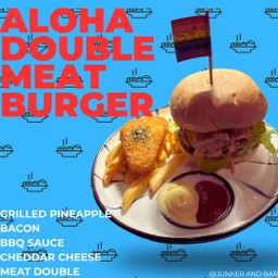 Aloha Australian wagyu beef burger Double meat