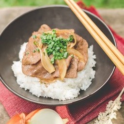 ข้าวหน้าเนื้อญี่ปุ่น