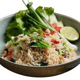 ข้าวผัดพริกขื้หนูปลาเค็ม