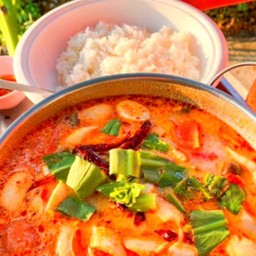 ข้าวเปล่า+ต้มยำน้ำข้น