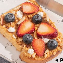 Peanut Butter Berries Toast