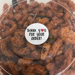 น้ำพริกหมูกระจก180กรัม (ใส่กระปุกอาหารขนาด750)