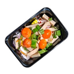 ยำหมูยอไข่แดงเค็ม