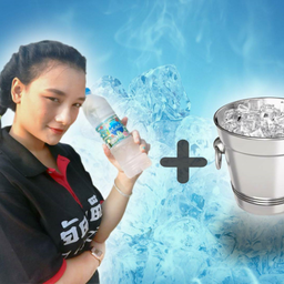 KE03 โป๊ะแตกทะเล 150กรัม/ทอดมันกุ้ง 150 กรัม/ลาบไก่ 150 กรัม/ข้าวสวย 300 กรัม/น้ำ1ขวด/น้ำแข็ง 1 กิโล