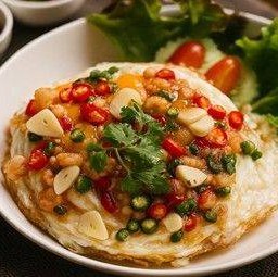 ข้าวไข่ดาวพริกขี้หนู