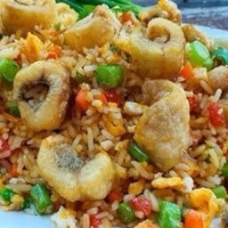 KK01.92 ข้าวผัดปลาสลิดแดดเดียวทอด 300 กรัม	 รวม ไข่ 4ฟอง ข้าวสวย 500 กรัมแล้ว  /จานใหญ่