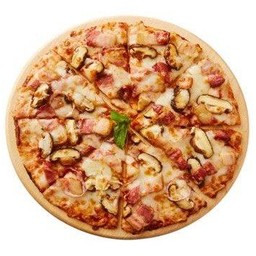 พิซซ่าเบคอนซีสเห็ด