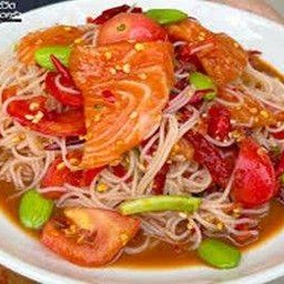 ตำขนมจีนแชลม่อน