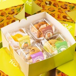 box set ชิฟฟ่อนมะพร้าวอ่อน (ผสม 4 ชิ้น)