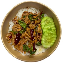 ข้าวกะเพราเนื้อ