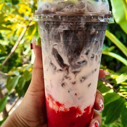 โกโก้นมสดสตอเบอรี่