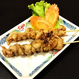 หนังไก่ ย่างเกลือ/ย่างซีอิ๊ว