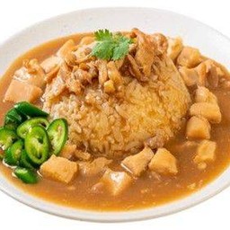 ข้าวหน้าไก่ชีอิ๊ว