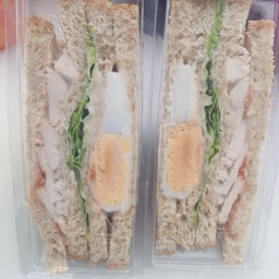 แซนวิชอกไก่+ไข่