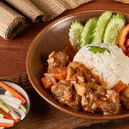 ข้าวราดสตูว์หมู