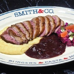 Smoked Duck Breast With Cranberry sauce