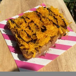 ปังปิ้งเนยฝอยทอง