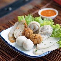 ลูกชิ้นปลาลวกรวม (คละ)