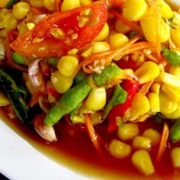 ตำข้าวโพดไทยปู