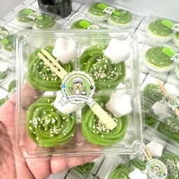 ขนมเปียกปูนกะทิใบเตย