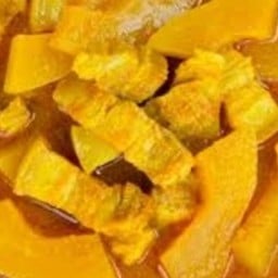 Ki03.83 แกงส้มมะละกอ 100 กรัม หมูสามชั้น 150 กรัม