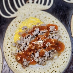 ไข่นกตี หมูสับ
