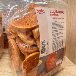 ขนมปังกรอบพริกเผา(ถุง)