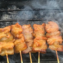 หมูปิ้งโบราณเตาถ่าน สูตรดั้งเดิมหอมกะทิ