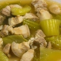 Ki03.62 แกงจืดหมูสามชั้น 150 กรัม ผักกาดดอง 100 กรัม (1กระป๋อง)