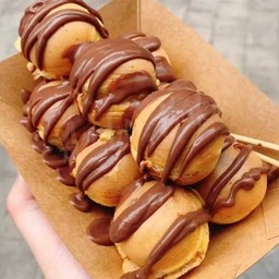 วาฟเฟิล บอล 10 ชิ้น ฟรี ซอสดิป