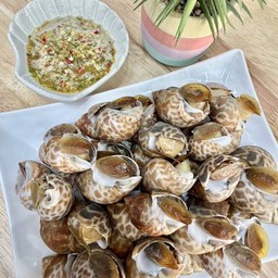 หอยหวานลวกจิ้ม 500 กรัม + น้ำจิ้มซีฟู้ด
