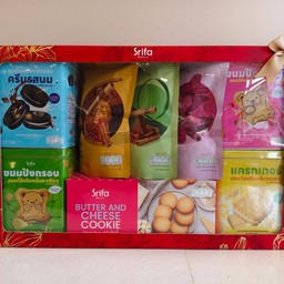 กล่องของขวัญ Set B (กล่องลายดอกไม้)