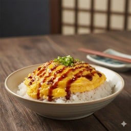 ข้าวไข่ข้นราดซอสเทอริยากิ