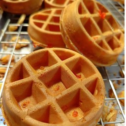 วาฟเฟิล มินิ 3 ชิ้น ฟรี ซอสดิป