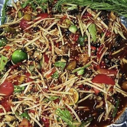 ตำปลาร้าหอยเชอร์รี่ สุดเวอร์