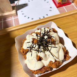 ไก่ทอดเกาหลีซอสซาวครีม