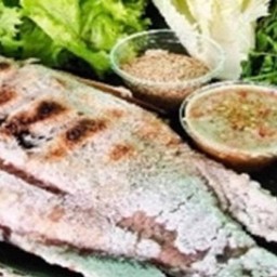 KK01.45 เมี่ยงปลาทับทิมเผาเกลือ 700 กรัม