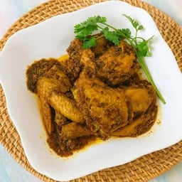 ไก่บ้านนึ่งน้ำพริก