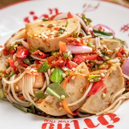 ยำขนมจีน หมูยอ