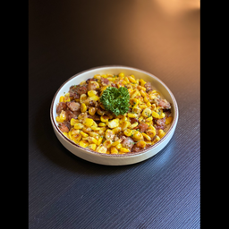 ข้าวโพดผัดเนยเบคอน