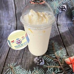 นมพี่หมีคาราเมลปั่นราดคาราเมล