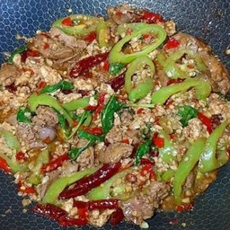 ข้าวกระเพราหมูสับ+ไข่ดาว